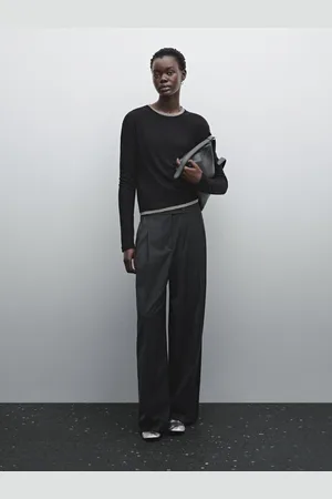 Massimo Dutti Camiseta Ligera Doble Con Lana