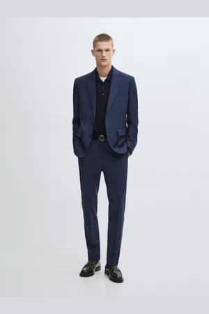 Massimo Dutti Americana Traje 100% Lana