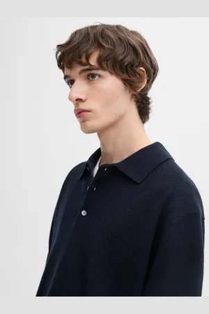 Massimo Dutti Jersey Punto Cuello Polo 100% Cashmere