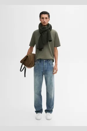 Massimo Dutti Camiseta 100% Algodón Mercerizado