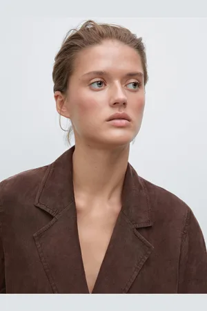 Massimo Dutti Americana Cruzada Efecto Delavado