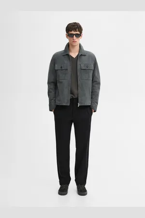 Massimo Dutti Chaqueta Corta Ante Piel