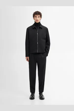 Massimo Dutti Chaqueta Sarga 100% Lana