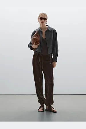 Massimo Dutti Chaqueta Bomber Costuras Frunces