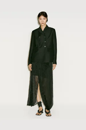 Massimo Dutti Americana Cruzada Ajustada