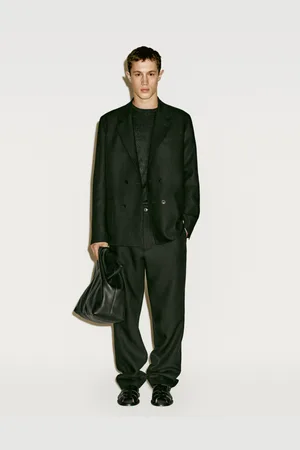 Massimo Dutti Americana Traje 100% Lino