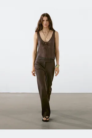 Massimo Dutti Top Ligero Detalle Lazadas