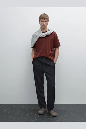Massimo Dutti Camiseta Medium Weight 100% Algodón