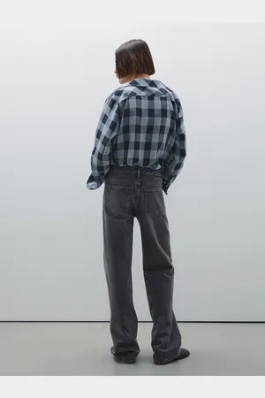 Massimo Dutti Jeans Wide Leg Tiro Medio