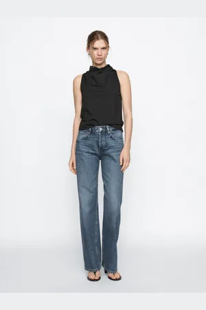 Massimo Dutti Jeans Wide Leg Tiro Medio