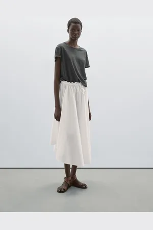 Massimo Dutti Camiseta Manga Corta 100% Lino