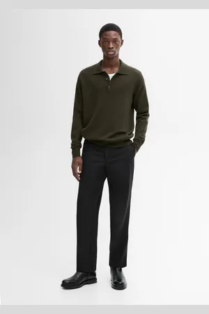Massimo Dutti Jersey Cuello Polo Mezcla Lana