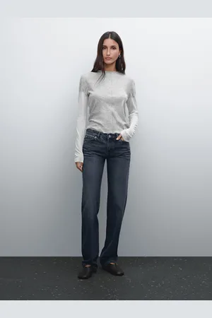 Massimo Dutti Camiseta Doble Sobreposición Con Algodón