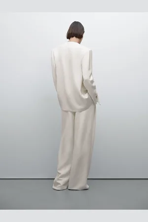 Massimo Dutti Pantalón Pinzas Cinturilla Ancha