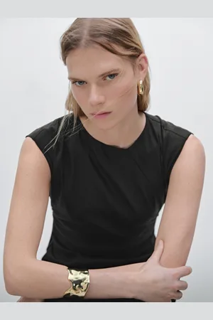 Massimo Dutti Pulsera Ancha Irregular