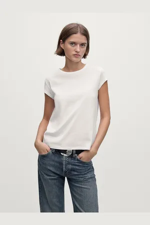 Massimo Dutti Camiseta 100% Algodón Mercerizado