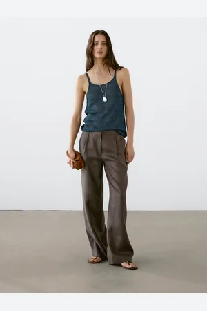 Massimo Dutti Top Punto Cuello Halter