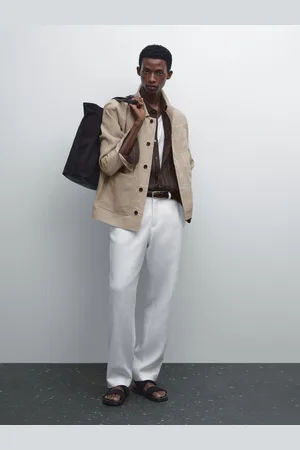 Massimo Dutti Chaqueta Ligera 100% Lino
