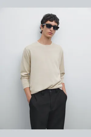 Massimo Dutti Jersey Punto Fino 100% Algodón