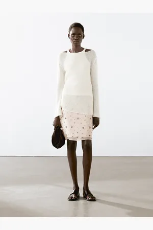 Massimo Dutti Falda Mini Pedrería