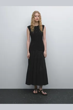 Massimo Dutti Chaleco Sastre Punto Botones