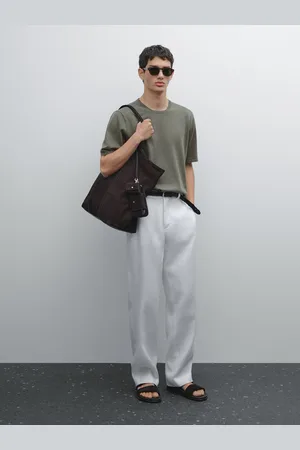 Massimo Dutti Camiseta Punto Mezcla Algodón
