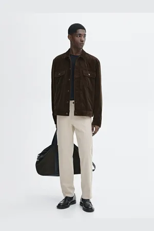 Massimo Dutti Jeans Tapered Fit Mezcla Algodón