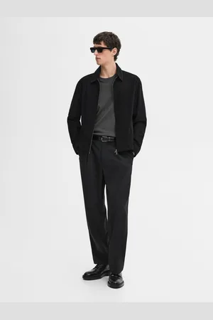 Massimo Dutti Chaqueta Ante Piel