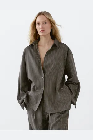 Massimo Dutti Camisa Fluida Rayas