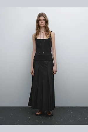 Massimo Dutti Top Entallado Encorsetado