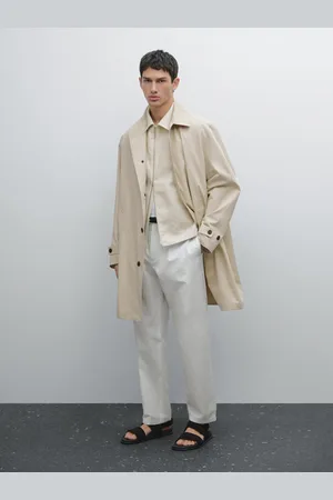 Massimo Dutti Pantalón Relaxed Fit Mezcla Algodón