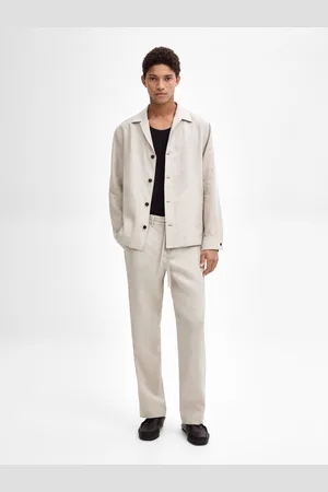 Massimo Dutti Pantalón Conjunto 100% Lino