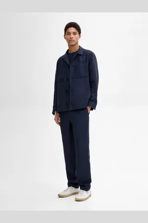 Massimo Dutti Pantalón Regular 100% Lino