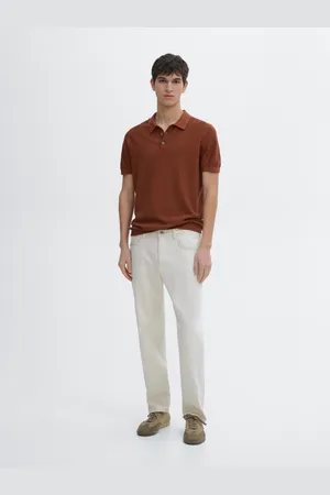 Massimo Dutti Jersey Punto Polo Espiga Algodón