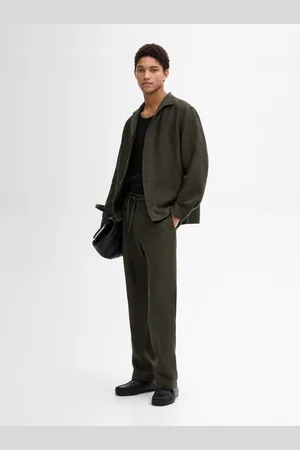 Massimo Dutti Sobrecamisa Conjunto 100% Lino