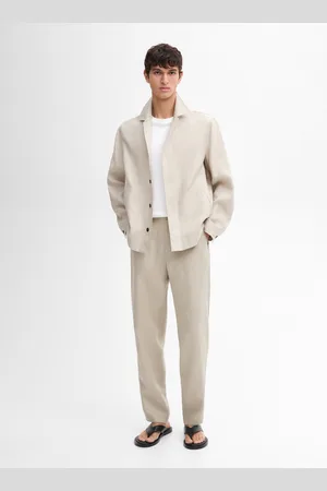 Massimo Dutti Sobrecamisa Conjunto 100% Lino