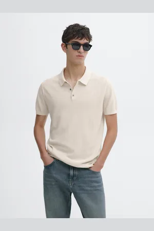 Massimo Dutti Jersey Punto Polo Espiga Algodón