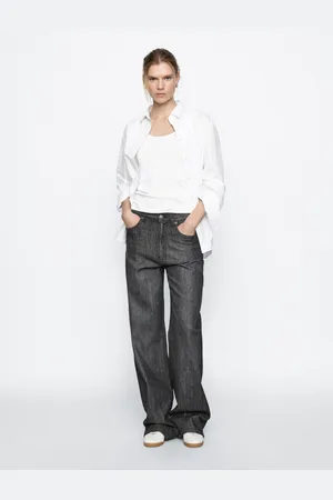 Massimo Dutti Jeans Wide Leg Tiro Alto