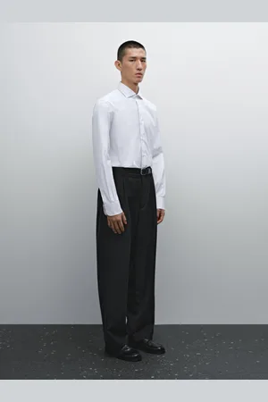 Massimo Dutti Camisa Rayas Slim Fit 100% Algodón