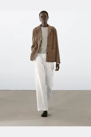 Massimo Dutti Americana Fluida Piel Ante