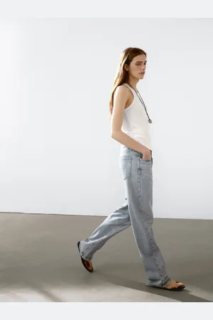 Massimo Dutti Camiseta Halter 100% Algodón