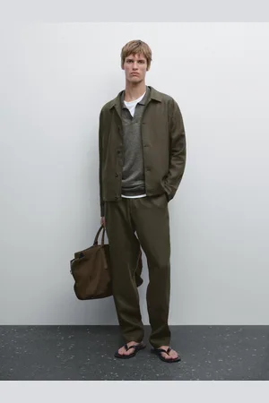 Massimo Dutti Pantalón 100% Lino