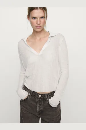 Massimo Dutti Jeans Wide Leg Tiro Medio