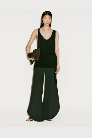 Massimo Dutti Pantalón Detalle Bajo Aberturas