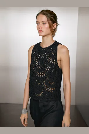 Massimo Dutti Top Punto Crochet