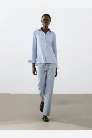 Massimo Dutti Camisa Manga Larga Con Lino