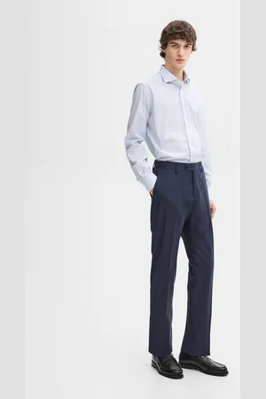 Massimo Dutti Camisa Rayas Slim Fit 100% Algodón