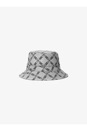 Michael Kors Mujer Gorros - MKSombrero tipo pescador de jacquard con logotipo imperio - Negro(Negro) - Michael Kors