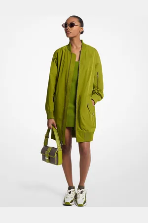 Michael Kors MKChaqueta bomber oversize - Verde - Michael Kors