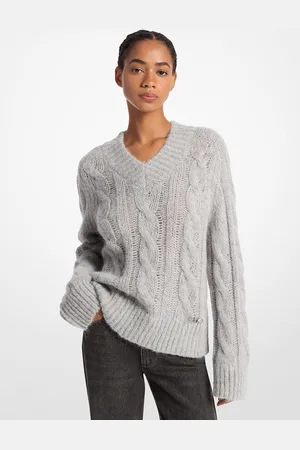 Michael Kors MKJersey de mezcla de alpaca y punto trenzado - - Michael Kors